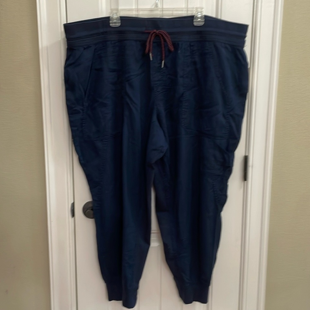 TERRA & SKY navy cargo jogger pants.  3X